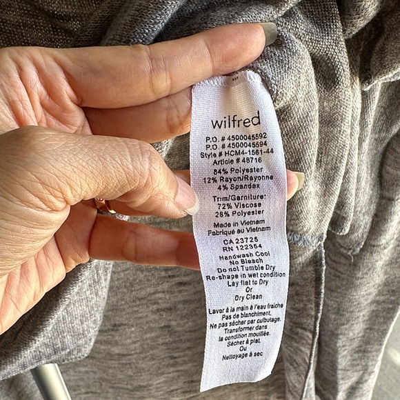 Wilfred Gray V-Neck Women's Top - Picture 7 of 10